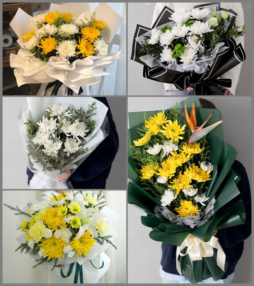 福建龙岩上杭县溪口乡白事花束代送